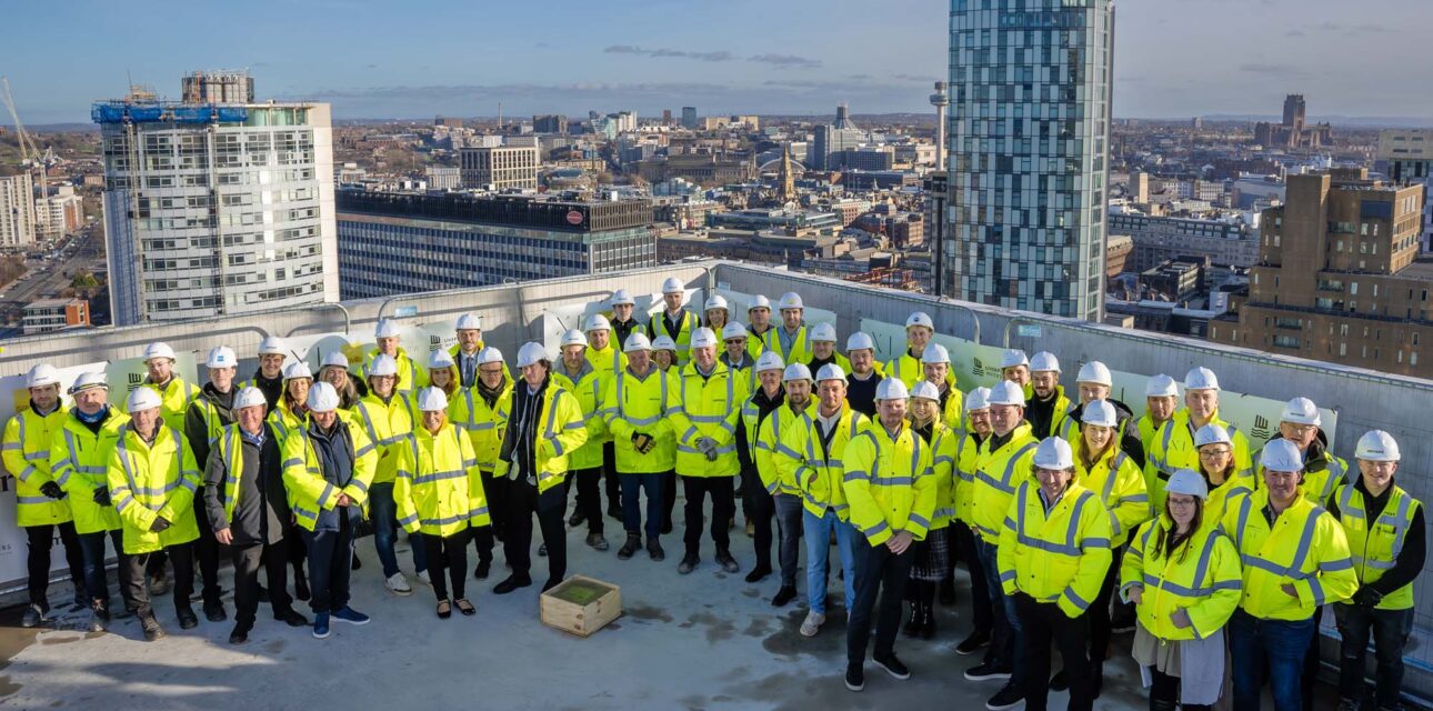 Topping out ceremony at X1 Lighthause development